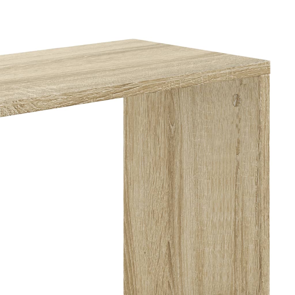 Bokhylle 5 Etasjer Sonoma Eik 45X23,5X162,5 Cm Konstruert Tre