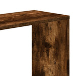 Bokhylle 5 Etasjer Røkt Eik 45X23,5X162,5 Cm Konstruert Tre