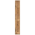 Bokhylle 5 Etasjer Artisan Eik 45X23,5X162,5 Cm Konstruert Tre