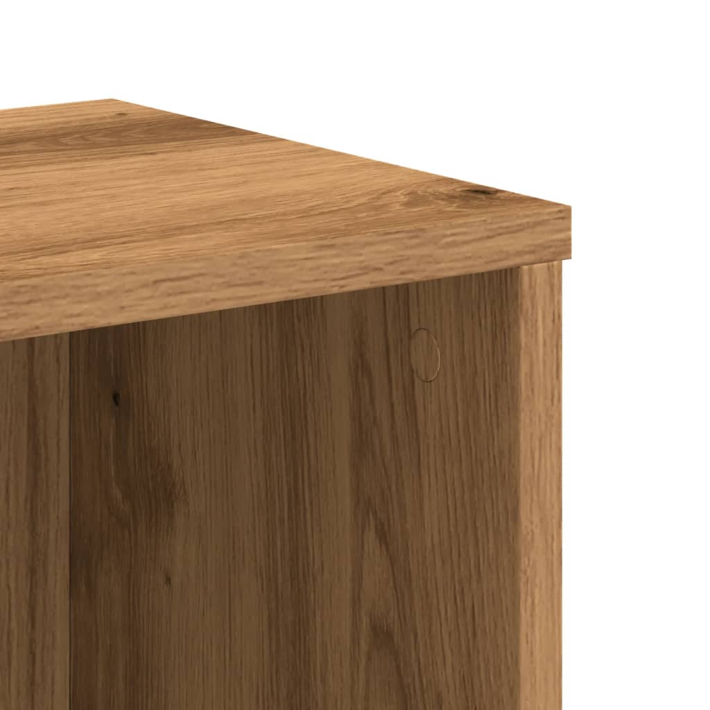 Bokhylle Artisan Eik 50X25X105 Cm Konstruert Tre