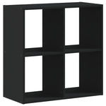 Bokhylle Svart 68,5X32X68,5 Cm Konstruert Tre