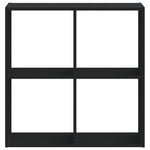 Bokhylle Svart 68,5X32X68,5 Cm Konstruert Tre