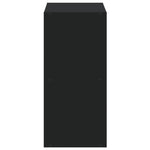 Bokhylle Svart 68,5X32X68,5 Cm Konstruert Tre