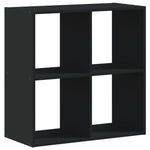 Bokhylle Svart 68,5X32X68,5 Cm Konstruert Tre