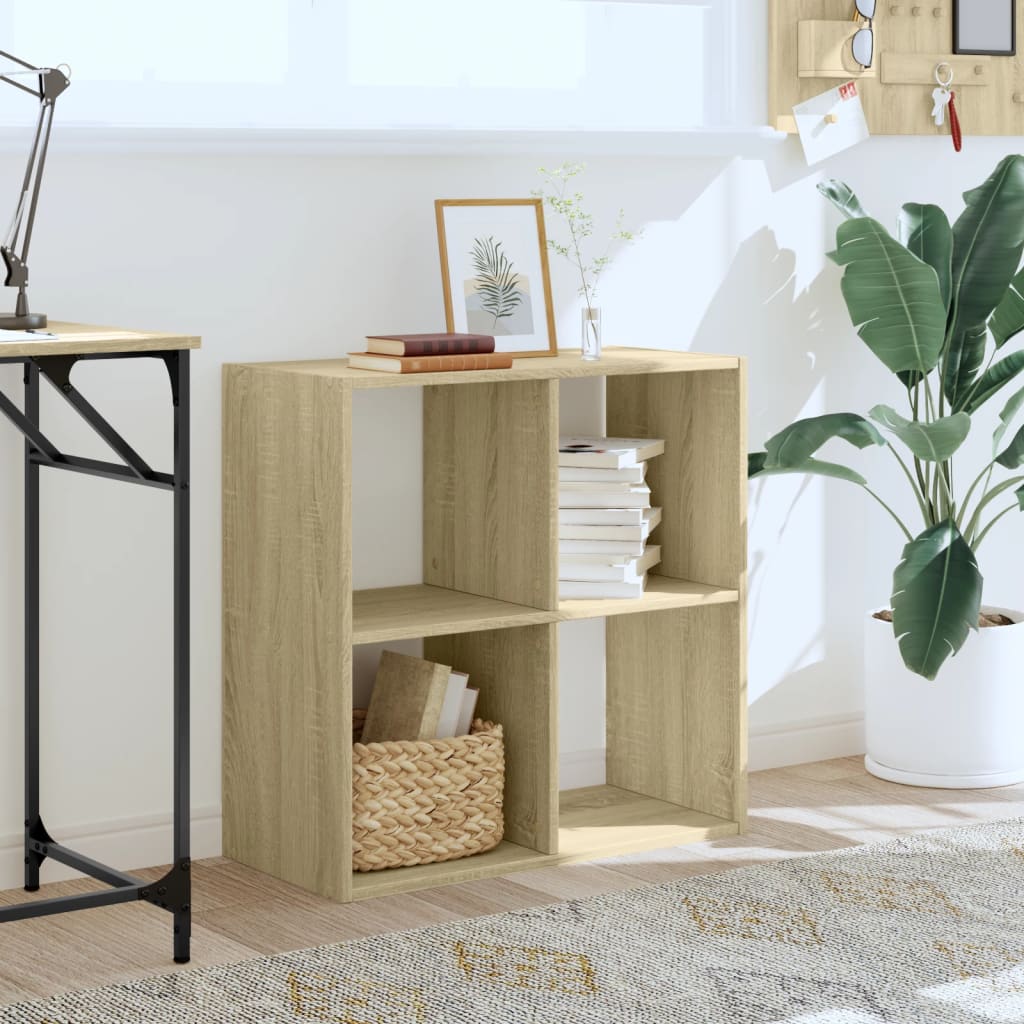 Bokhylle Sonoma Eik 68,5X32X68,5 Cm Konstruert Tre