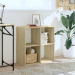 Bokhylle Sonoma Eik 68,5X32X68,5 Cm Konstruert Tre