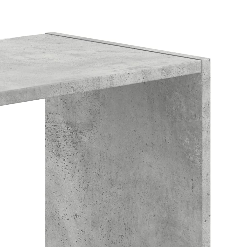 Bokhylle Betonggrå 68,5X32X68,5 Cm Konstruert Tre