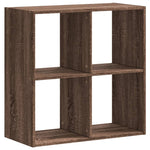 Bokhylle Brun Eik 68,5X32X68,5 Cm Konstruert Tre