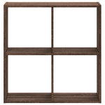 Bokhylle Brun Eik 68,5X32X68,5 Cm Konstruert Tre