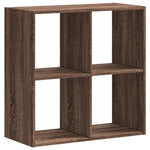 Bokhylle Brun Eik 68,5X32X68,5 Cm Konstruert Tre