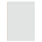 Kommode Hvit 40X41X58 Cm Konstruert Tre