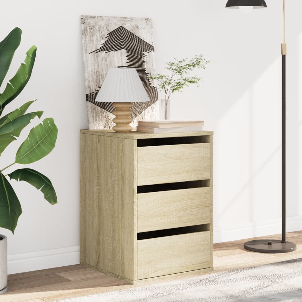 Kommode Sonoma Eik 40X41X58 Cm Konstruert Tre