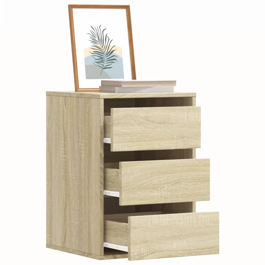 Kommode Sonoma Eik 40X41X58 Cm Konstruert Tre