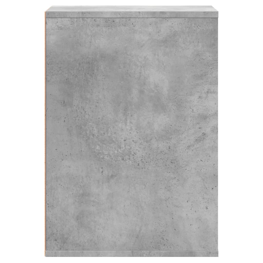 Kommode Betonggrå 40X41X58 Cm Konstruert Tre