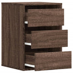 Kommode Brun Eik 40X41X58 Cm Konstruert Tre