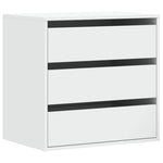 Kommode Hvit 60X41X58 Cm Konstruert Tre