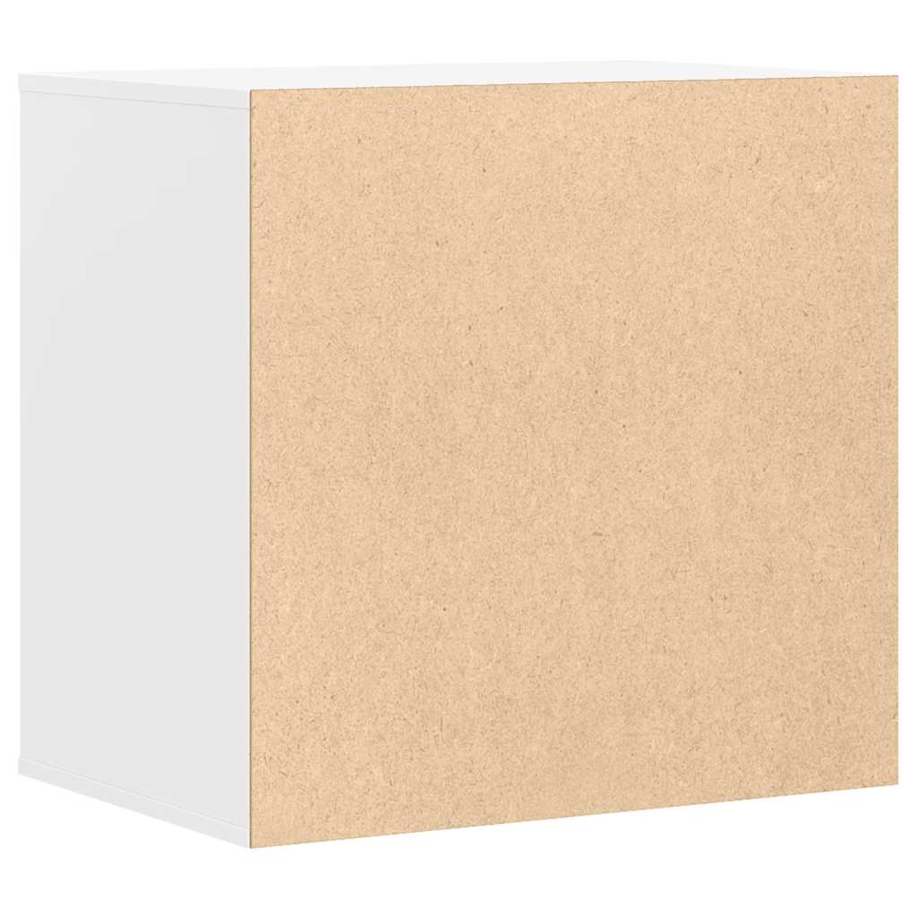 Kommode Hvit 60X41X58 Cm Konstruert Tre