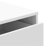 Kommode Hvit 60X41X58 Cm Konstruert Tre