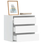 Kommode Hvit 60X41X58 Cm Konstruert Tre