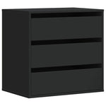 Kommode Svart 60X41X58 Cm Konstruert Tre