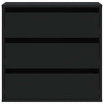 Kommode Svart 60X41X58 Cm Konstruert Tre