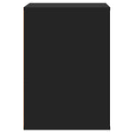 Kommode Svart 60X41X58 Cm Konstruert Tre