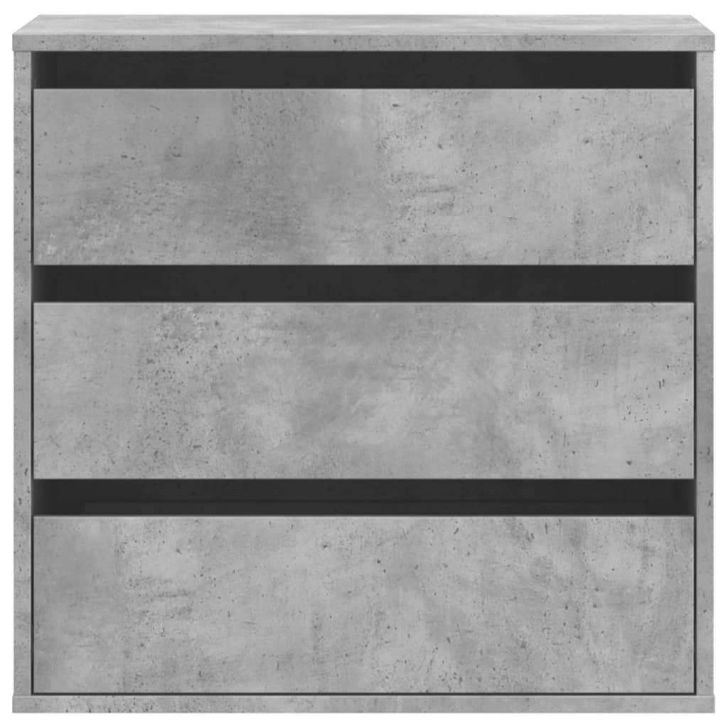 Kommode Betonggrå 60X41X58 Cm Konstruert Tre