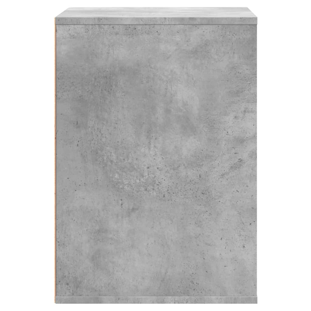 Kommode Betonggrå 60X41X58 Cm Konstruert Tre