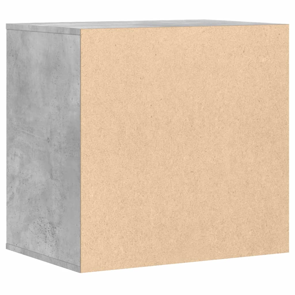 Kommode Betonggrå 60X41X58 Cm Konstruert Tre