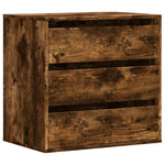 Kommode Røkt Eik 60X41X58 Cm Konstruert Tre