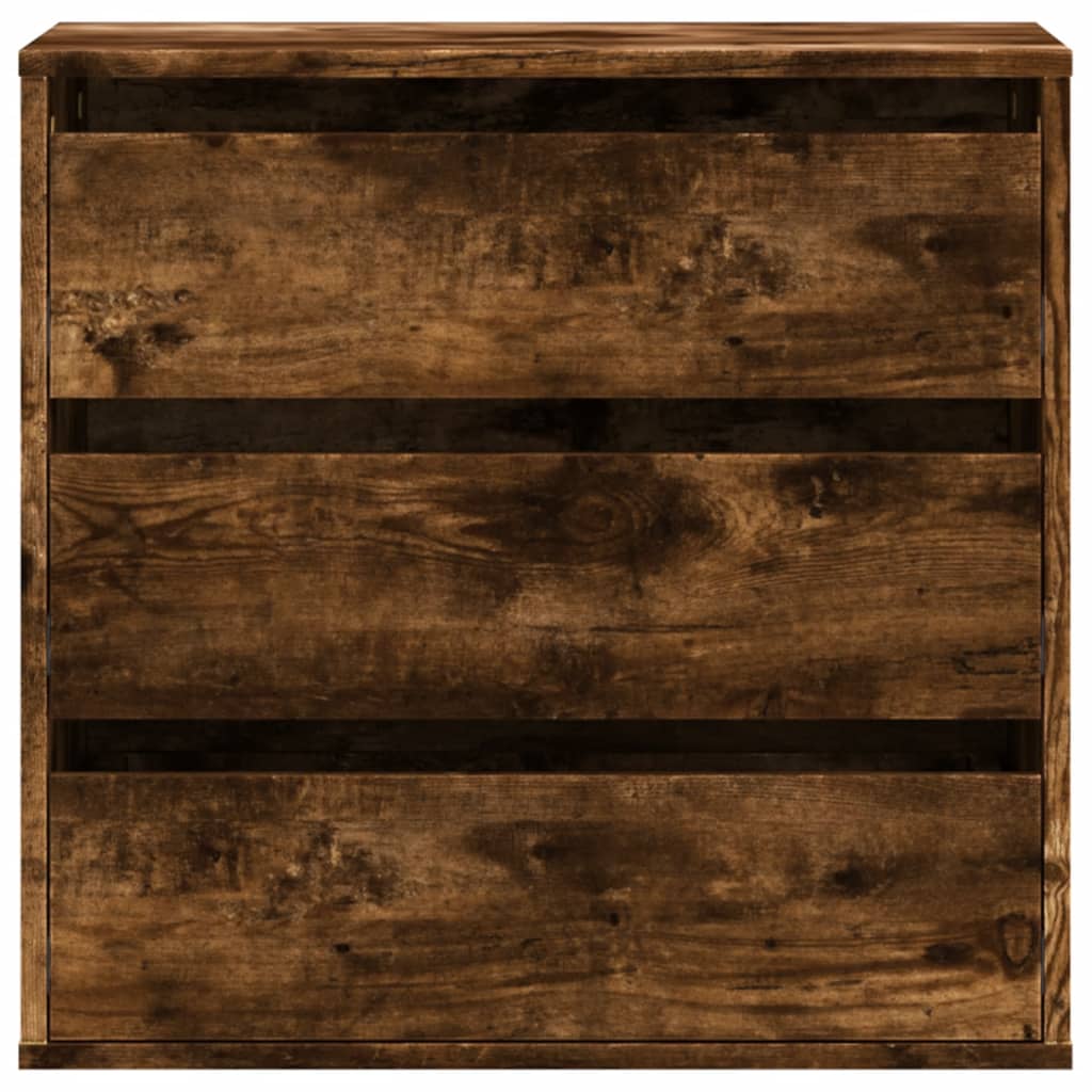 Kommode Røkt Eik 60X41X58 Cm Konstruert Tre