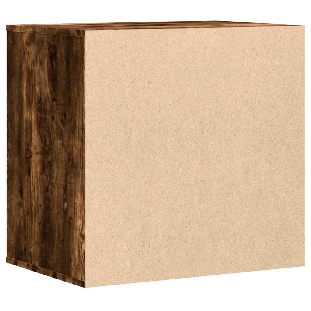 Kommode Røkt Eik 60X41X58 Cm Konstruert Tre