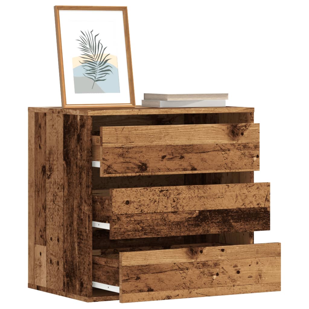 Kommode Gammelt Tre 60X41X58 Cm Konstruert Tre