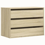 Kommode Sonoma Eik 80X41X58 Cm Konstruert Tre
