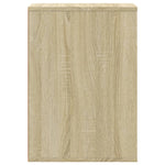 Kommode Sonoma Eik 80X41X58 Cm Konstruert Tre
