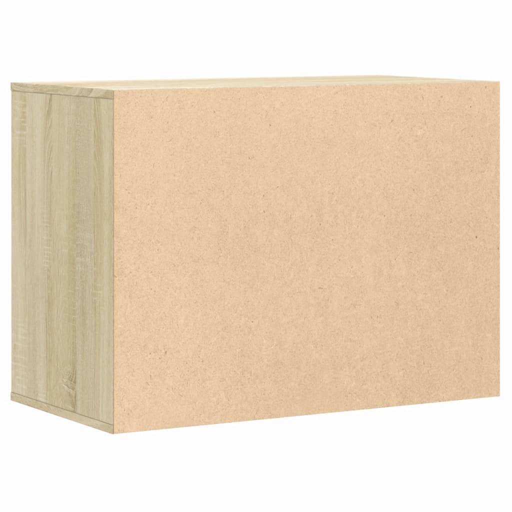 Kommode Sonoma Eik 80X41X58 Cm Konstruert Tre