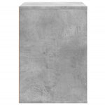 Kommode Betonggrå 80X41X58 Cm Konstruert Tre