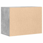 Kommode Betonggrå 80X41X58 Cm Konstruert Tre