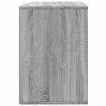 Kommode Grå Sonoma 80X41X58 Cm Konstruert Tre