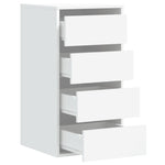 Kommode Hvit 40X41X76 Cm Konstruert Tre