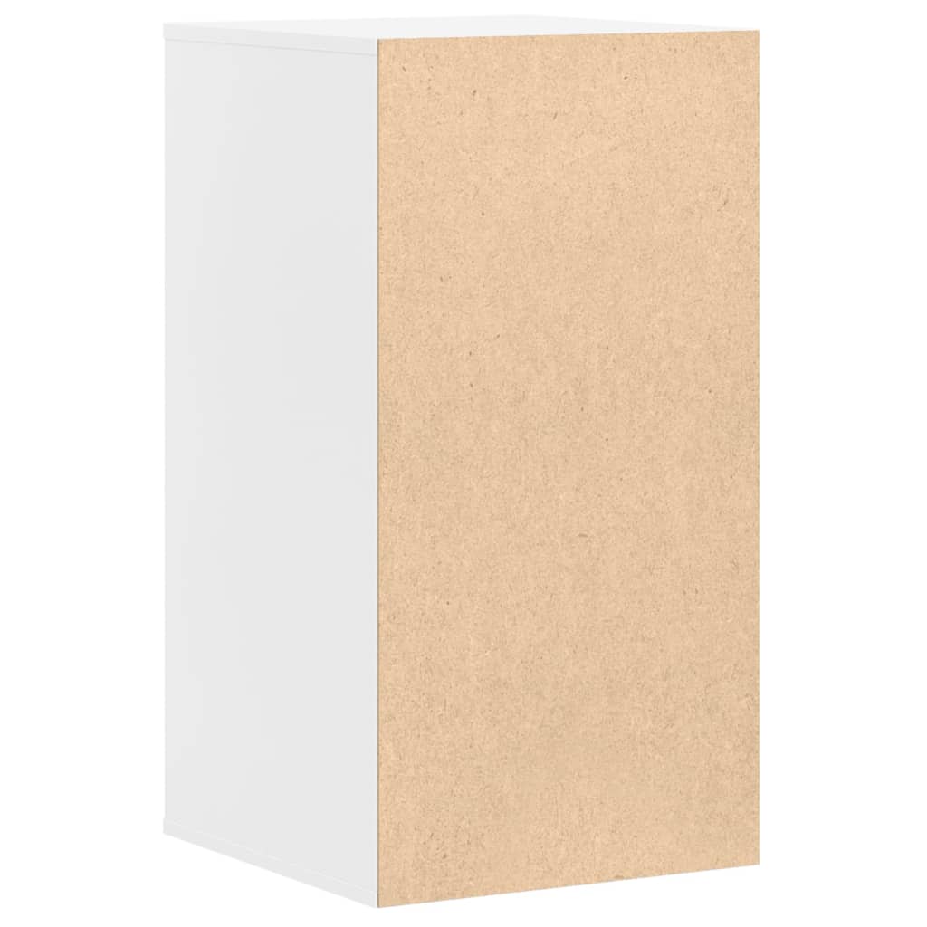 Kommode Hvit 40X41X76 Cm Konstruert Tre