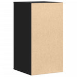 Kommode Svart 40X41X76 Cm Konstruert Tre