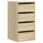 Kommode Sonoma Eik 40X41X76 Cm Konstruert Tre