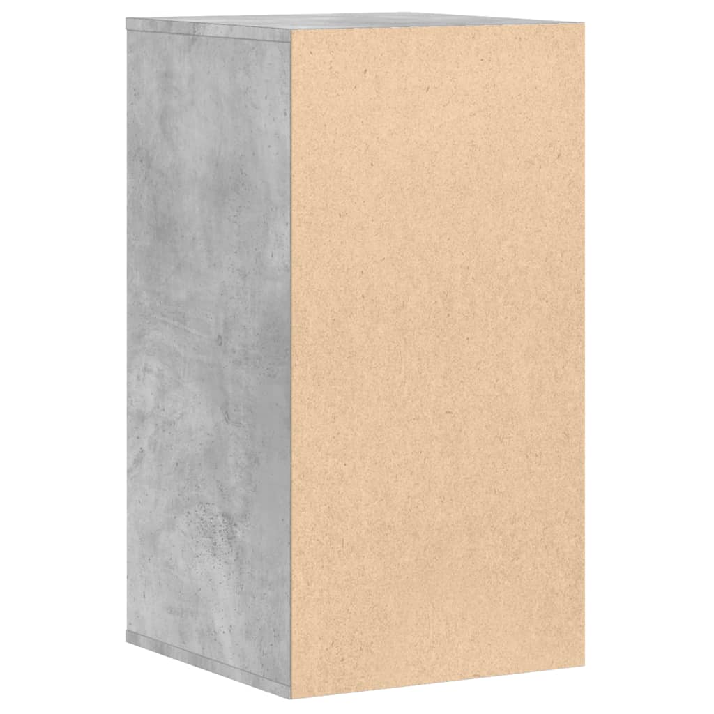 Kommode Betonggrå 40X41X76 Cm Konstruert Tre