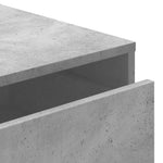 Kommode Betonggrå 40X41X76 Cm Konstruert Tre