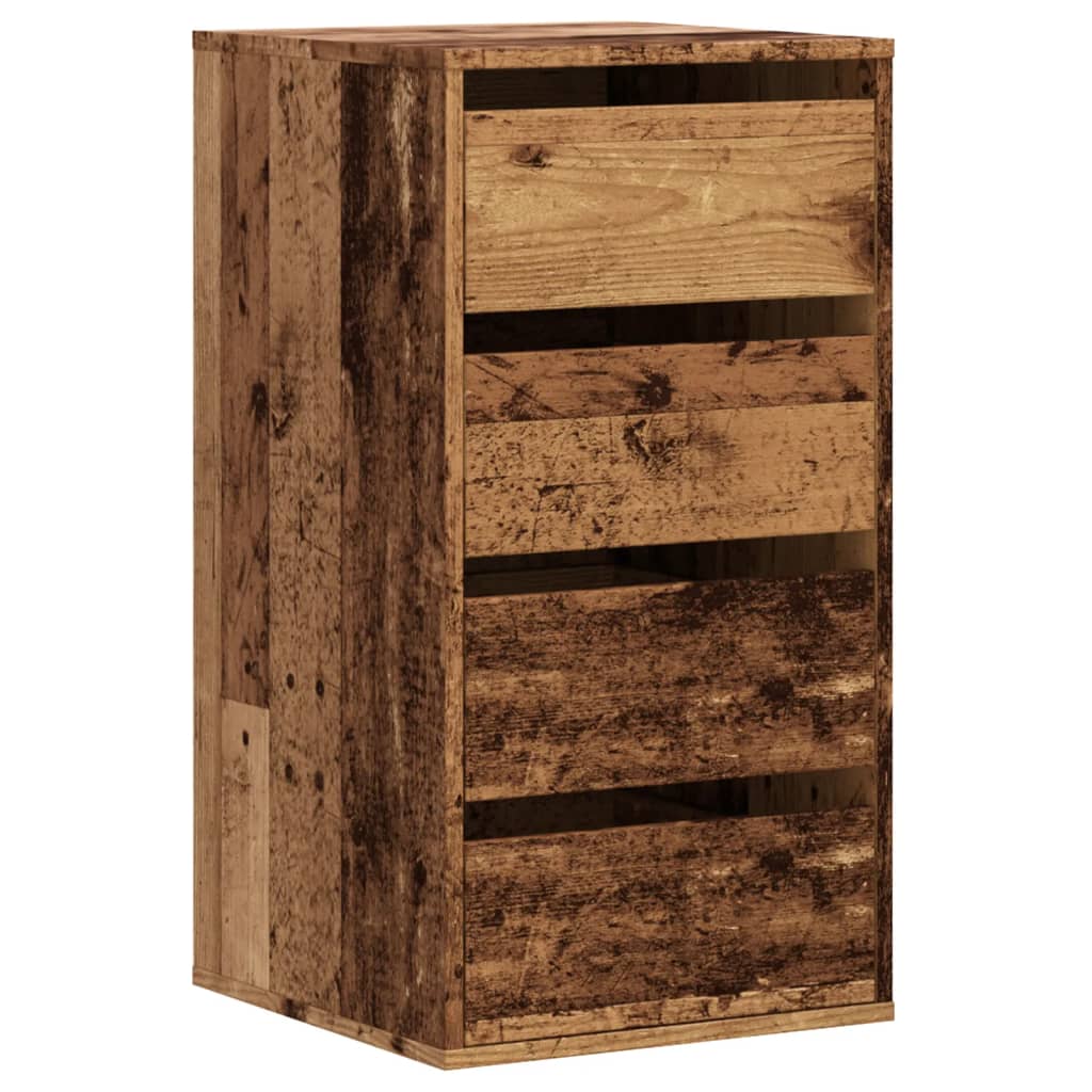 Kommode Gammelt Tre 40X41X76 Cm Konstruert Tre