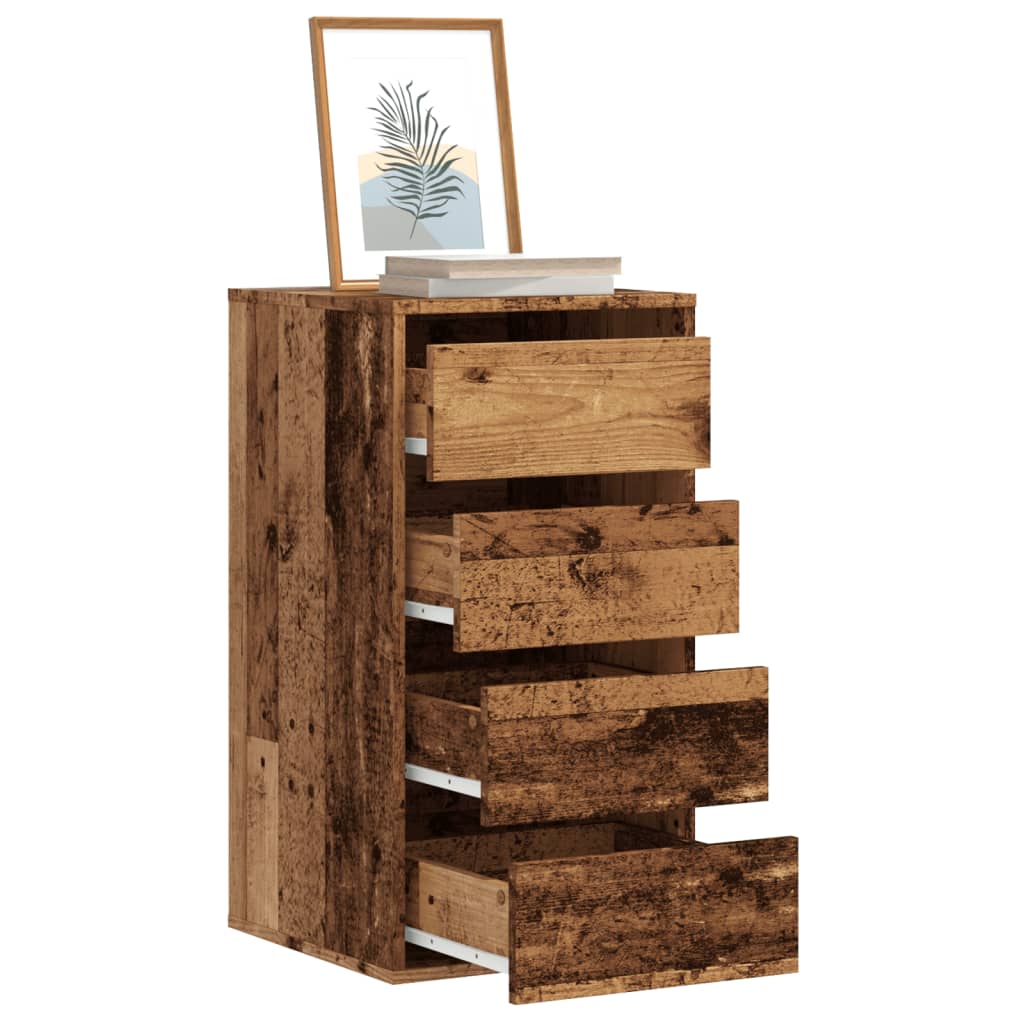 Kommode Gammelt Tre 40X41X76 Cm Konstruert Tre