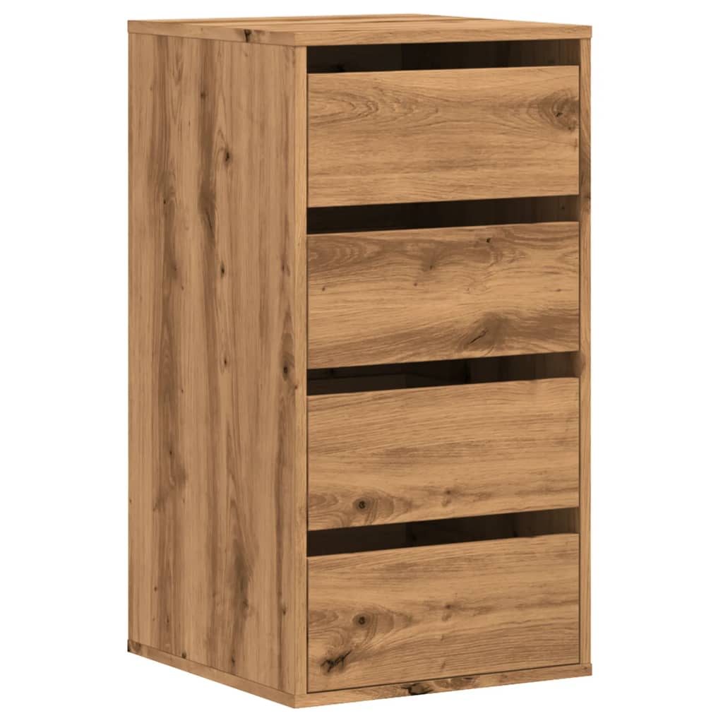Kommode Artisan Eik 40X41X76 Cm Konstruert Tre