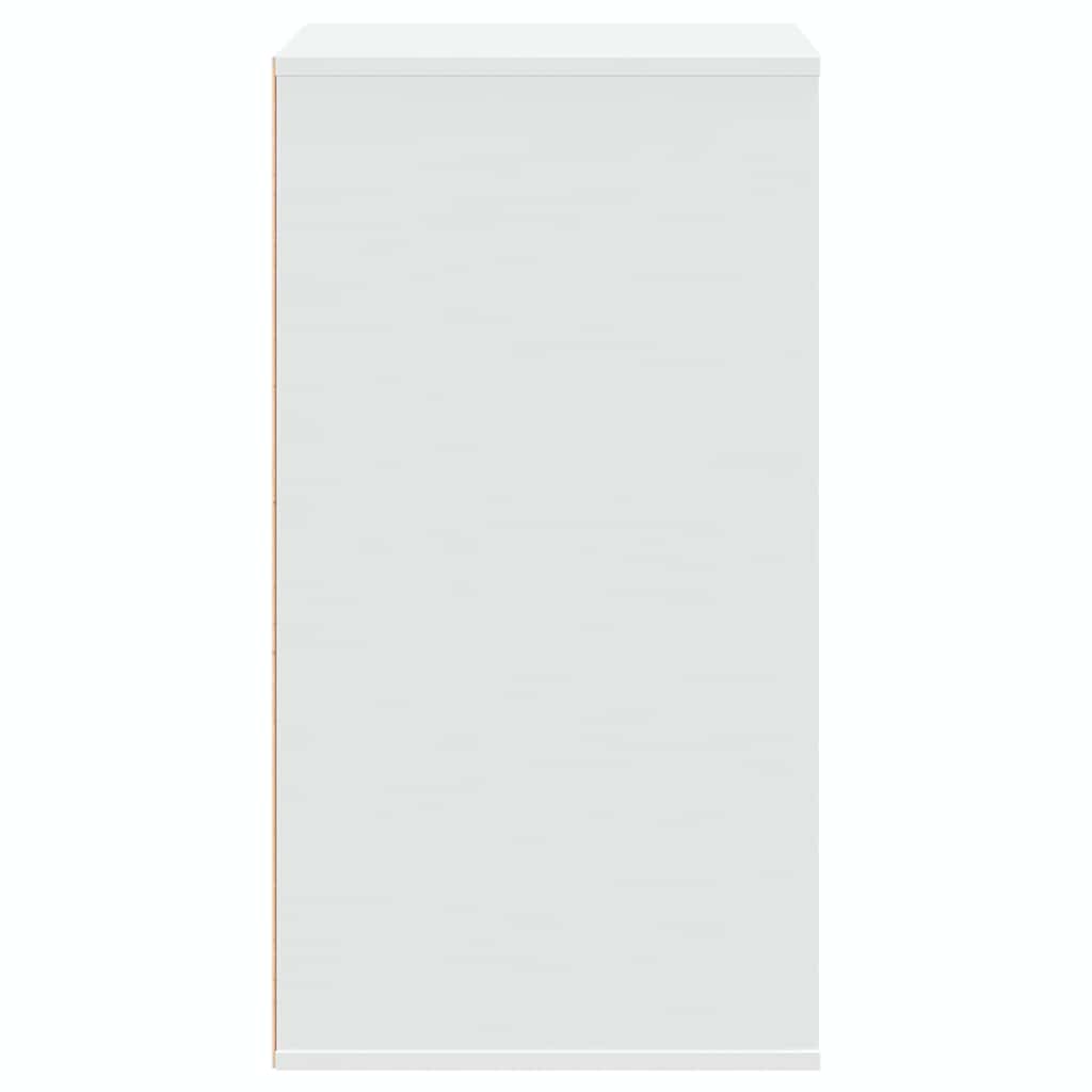 Kommode Hvit 60X41X76 Cm Konstruert Tre