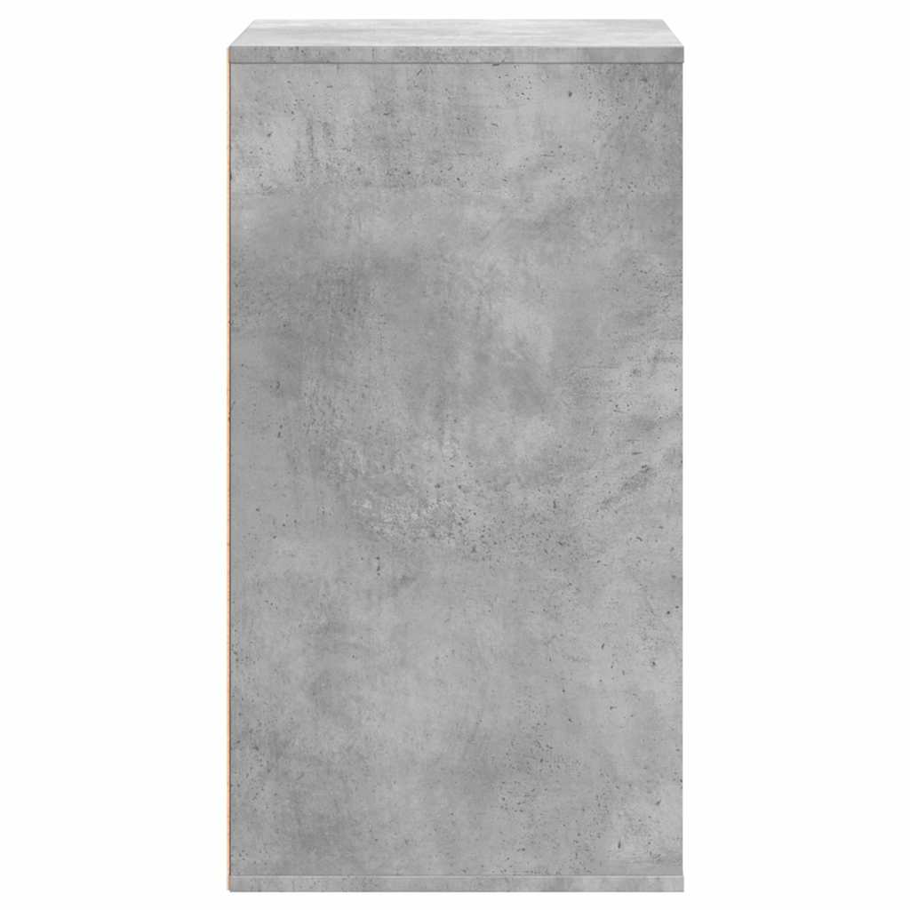 Kommode Betonggrå 60X41X76 Cm Konstruert Tre
